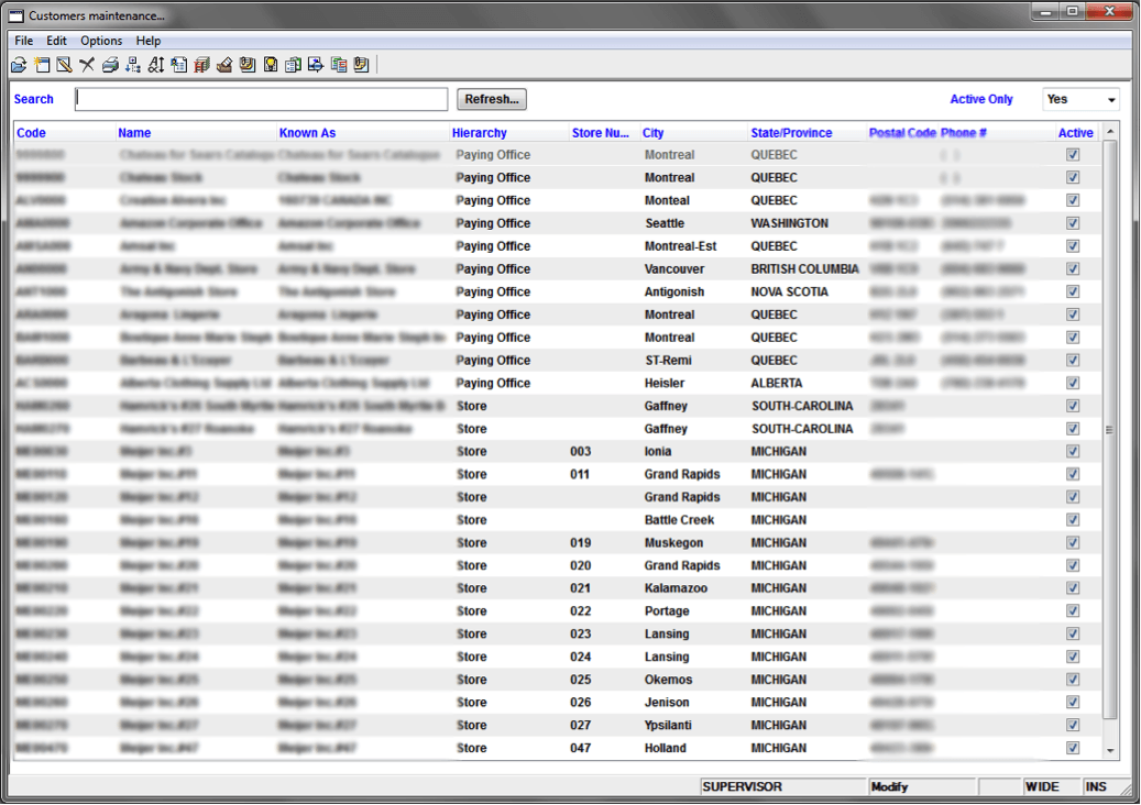 Comment maintenir les clients dans la solution logicielle de comptabilité de Namtek ?