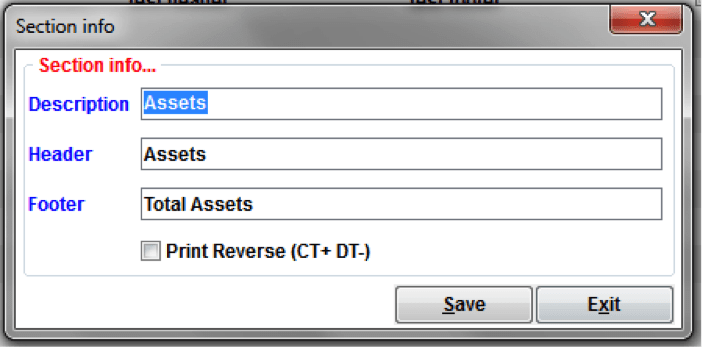 Déclarations financières dans l'assistant d'erp6