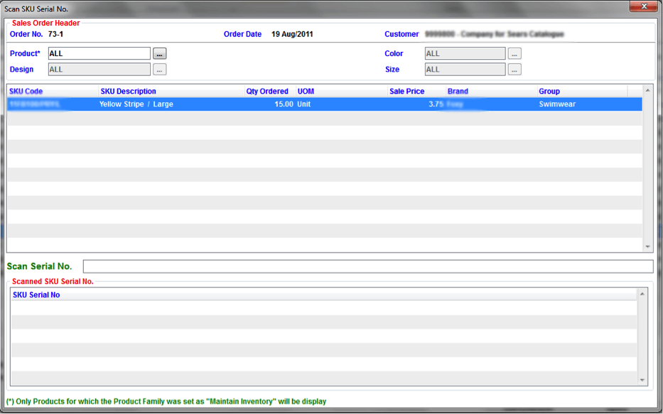 Comment ajouter des commandes de vente au processus de sélection de la fiche d'information 11