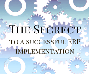 Succès de la mise en œuvre de l'ERP