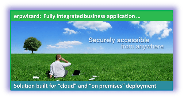 erpwizard integrated business application accessible from anywhere