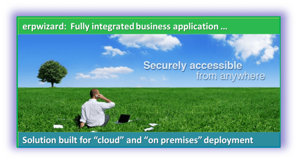 application commerciale intégrée erpwizard accessible de partout