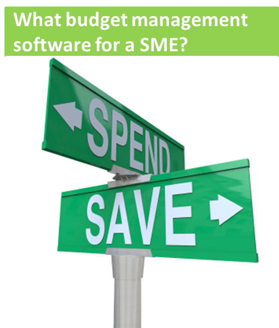 Budget management software for a SME