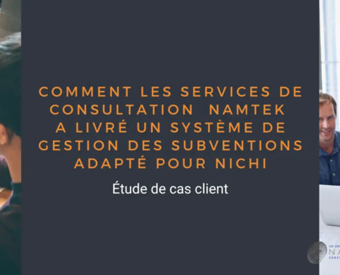 Le système de gestion des subventions