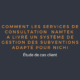 Le système de gestion des subventions