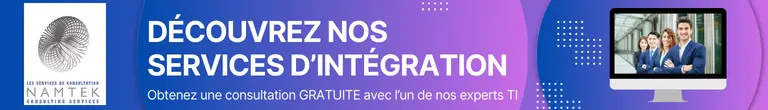 Namtek-Consultation-EDI-Gratuite - Business Software Solutions & IT Services Integration des Systemes